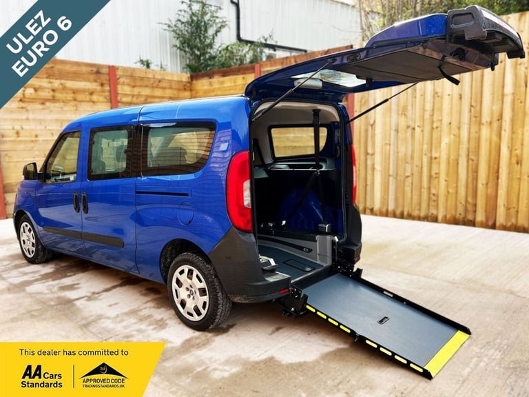 2018 Fiat Doblo 5 Seat Wheelchair Accessible Disabled Access Vehicle WAV MPV Diesel Manual