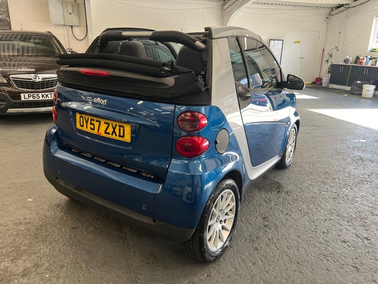 2007 smart fortwo 1.0 Passion Cabriolet Auto Euro 4 2dr CONVERTIBLE Petrol Automatic