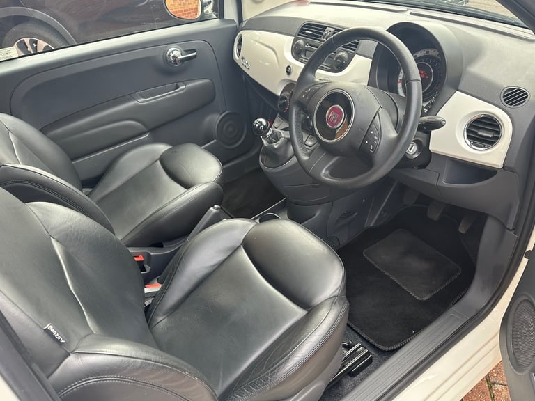 Low Miles! Fiat, 500, Hatchback, 2011, Manual, 1242 (cc), 3 doors