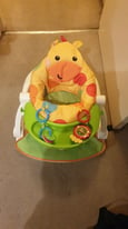 Fisher price sit me up floor seat with a tray