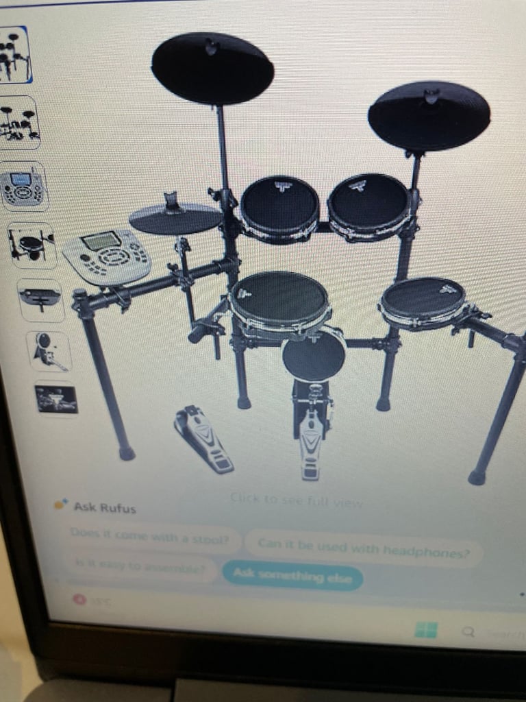 Brand New Tourtech TT 22-M electronic drum kit with mesh heads