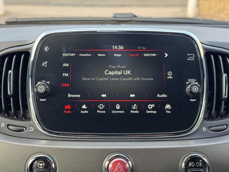 2017 Fiat 500 1.2 S 3dr HATCHBACK PETROL Manual