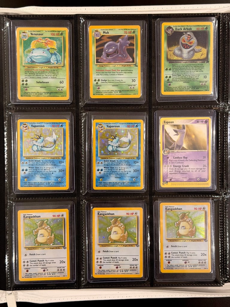 252 Pokémon Cards Binder NM – WOTC to Modern, Sealed, Promo EX/SIR Collection - EBAY LISTING