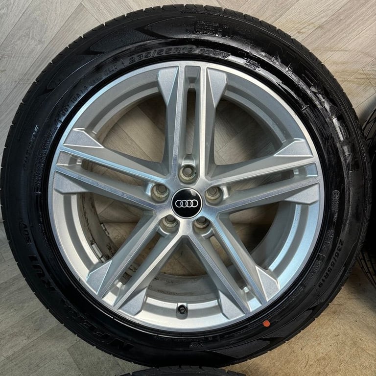 19'' GENUINE AUDI Q5 5 DOUBLE SPOKE S LINE ALLOY WHEELS TYRES ALLOYS 5X112