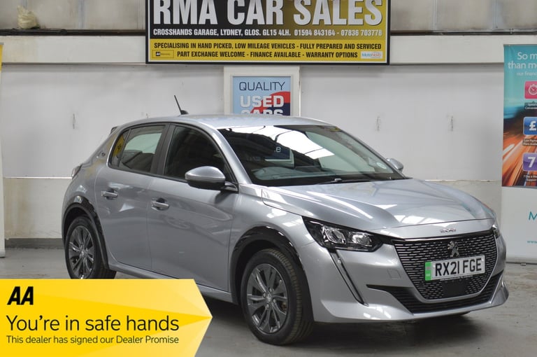 2021 Peugeot E-208 50 kWh Active Premium Auto Hatchback Electric Automatic