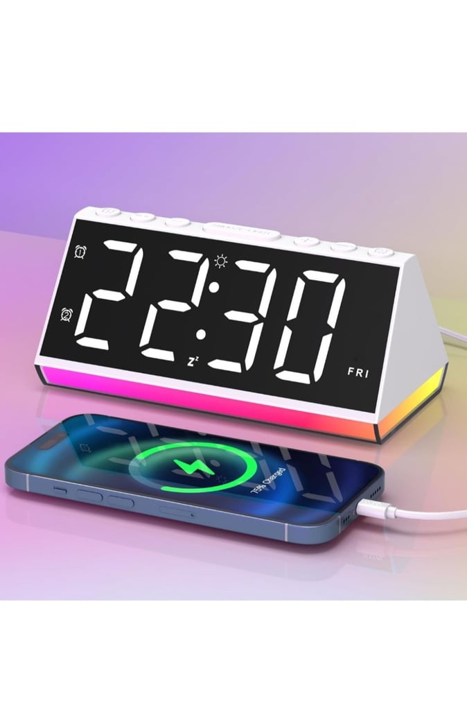 Digital Clock with Night Lights