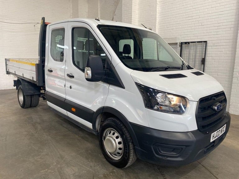 image for 2022 FORD TRANSIT 2.0 RWD DOUBLE CAB ALLOY ONE-STOP BODY TIPPER **NEW WET-BELT**