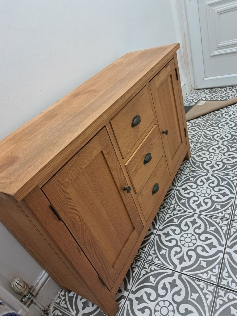 Solid oak sideboard 