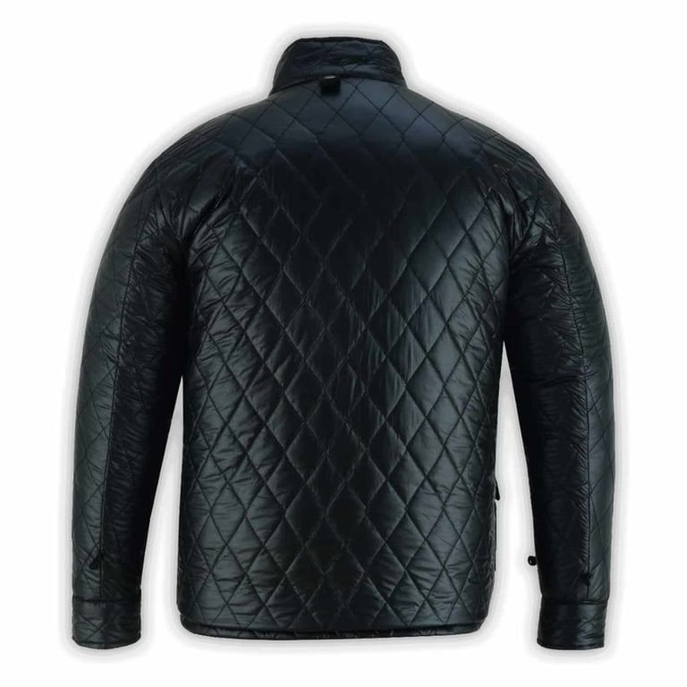 image for Black Quilted Puffer Jacket – Winter Essential