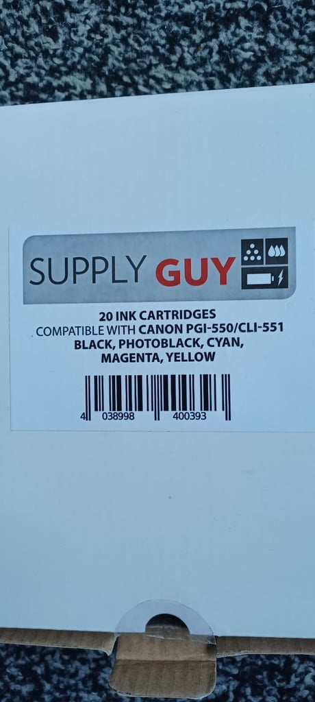 11 x Canon iP7250 Printer Compatible Inks.