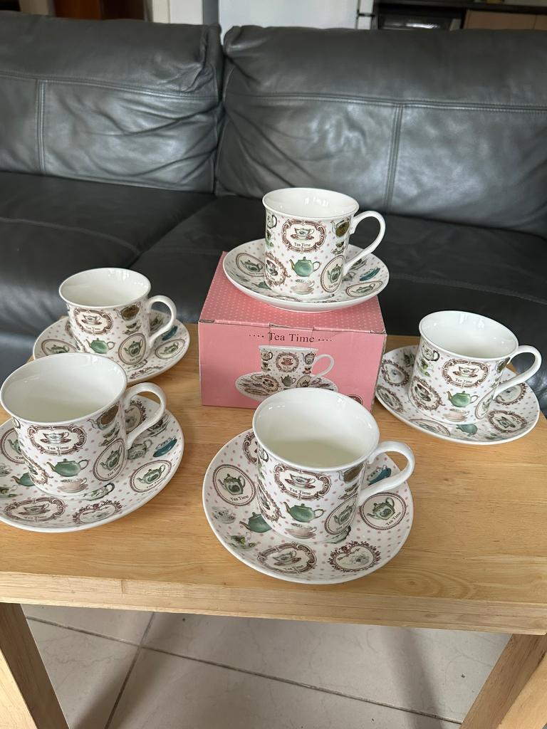 Cup and Chaucer fine china new x 5 in Hounslow, London Gumtree
