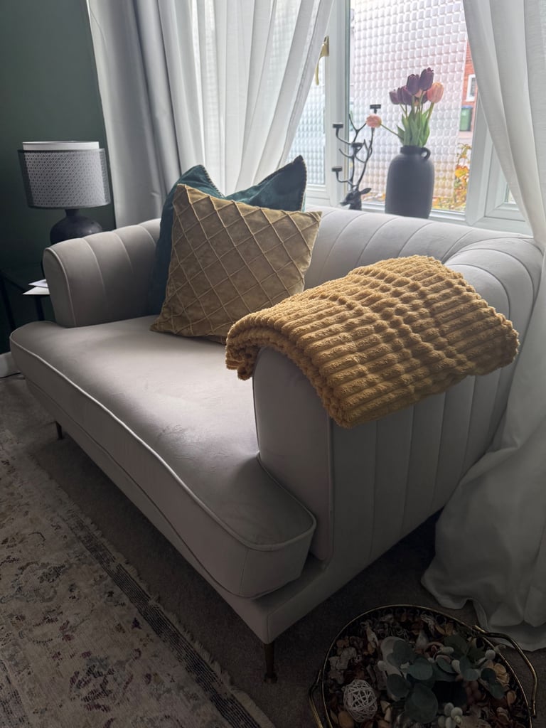 Premium Velvet Sofa Set 