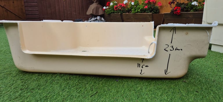 Whole complete toilet unit for camper conversion.