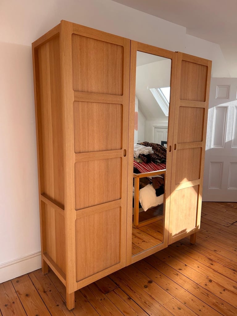 image for Habitat Radius 3 Door Wardrobe - Oak