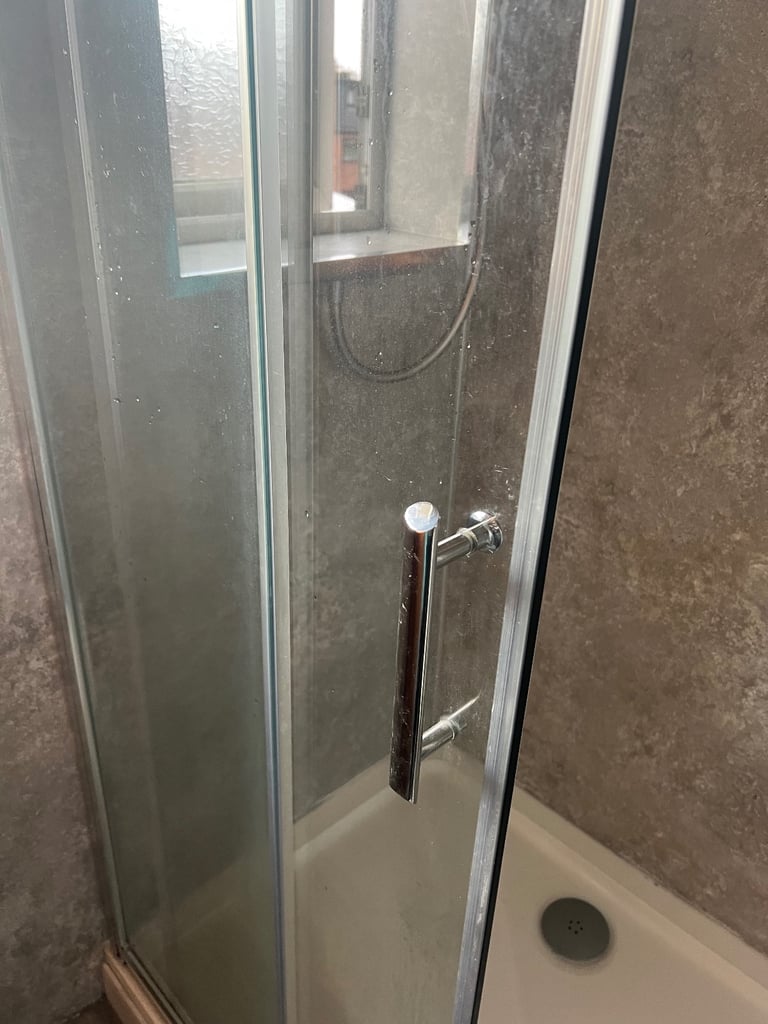 Shower Door ( Made by Victoria Plum)
