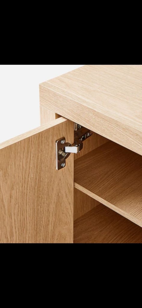 JD Williams Dakota Shoe Cabinet, Oak Effect