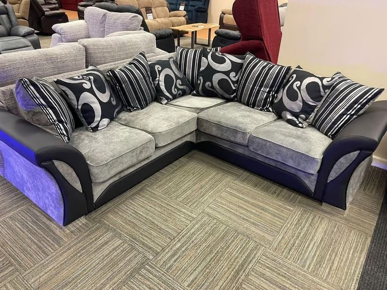 image for SHANNON Sofa Collection >> 3+2 Seater With Corner Sofa >> Amazing Price 35% Off >>>>>