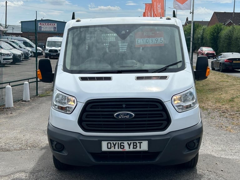 2016 Ford Transit 2.2 TDCi 350 Dropside 4dr Diesel Manual RWD L3 (219 g/km, 123 bhp) CHASSIS CAB ...