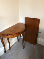 EXTENDABLE DINING TABLE & FOUR MATCHING CHAIRS - FRENCH VINTAGE
