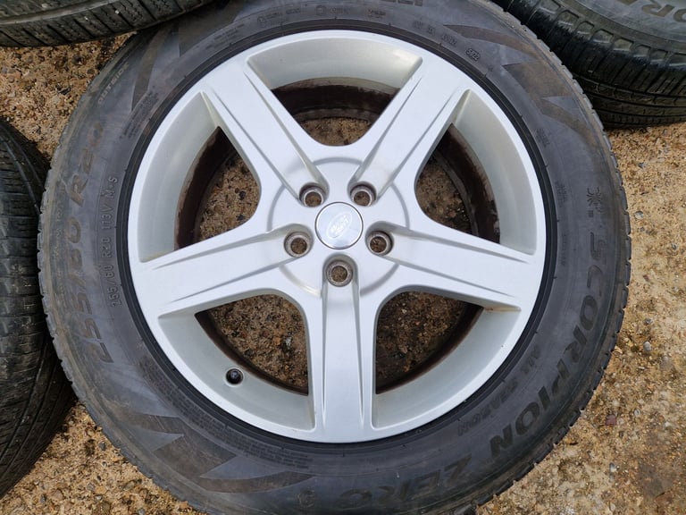 20" Defender Discovery Range Rover Transporter alloy wheels 255/60R20 tyres 4mm