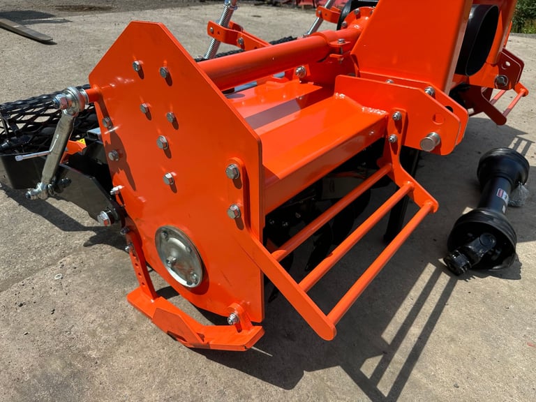 NEW Heavy Duty 200 cm Stone Burier Rotavator Tiller Packer Roller for tractor