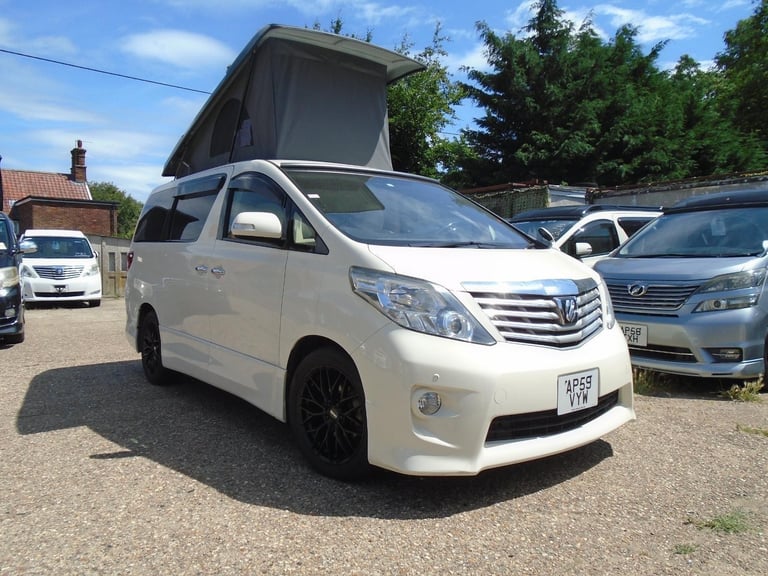 2009 TOYOTA ALPHARD CAMPER VAN ,MOTORHOME,~OFF GRID SOLAR ~NEW ALLOYS~