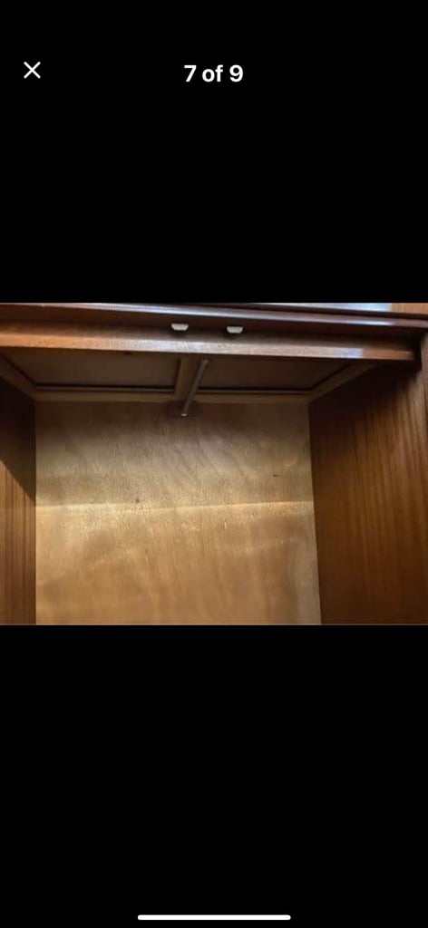G plan E. Gomme vintage Tallboy/armoire