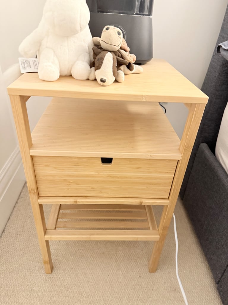 IKEA Nordiska bedside table x2