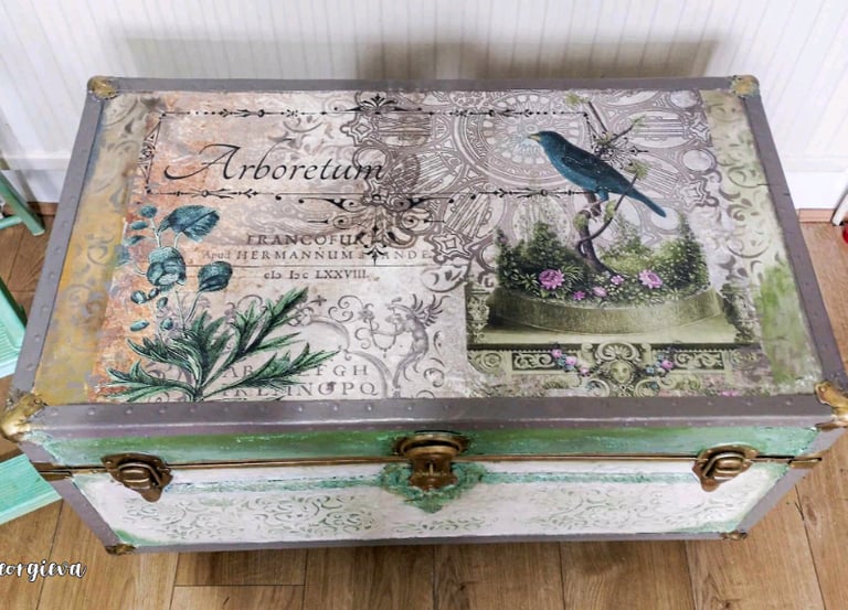 Coffee Table Trunk Storage box Furniture 