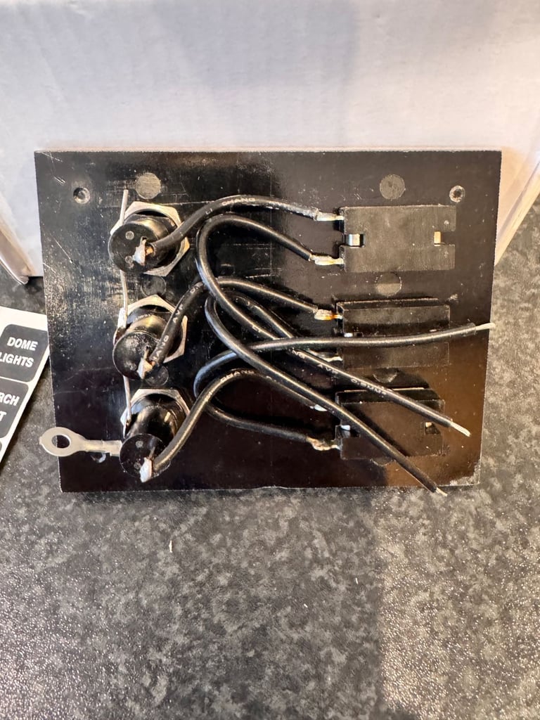 control switch panel boat / camper