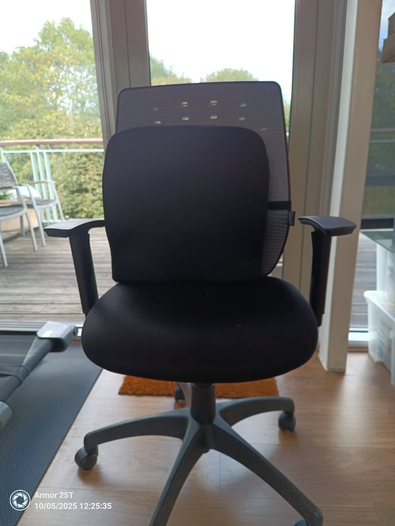 Home Office Desk (L-Shaped Glass Desk from John Lewis) for Sale - Collect from Faversham (Kent)