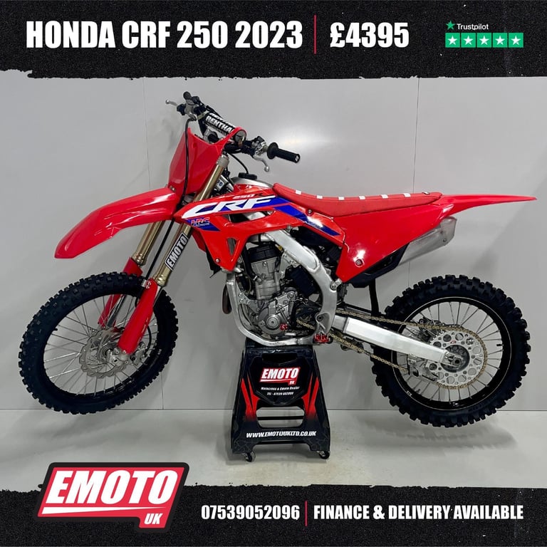 HONDA CRF 250 2023 Motocross Bike 250cc @EmotoUK - Finance Available