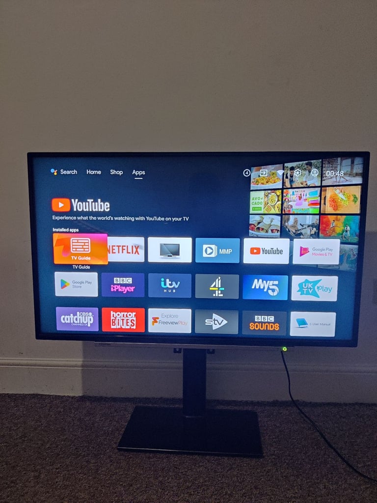Toshiba Smart TV Led 43" HDR 4K Ultra HD Android for sale 