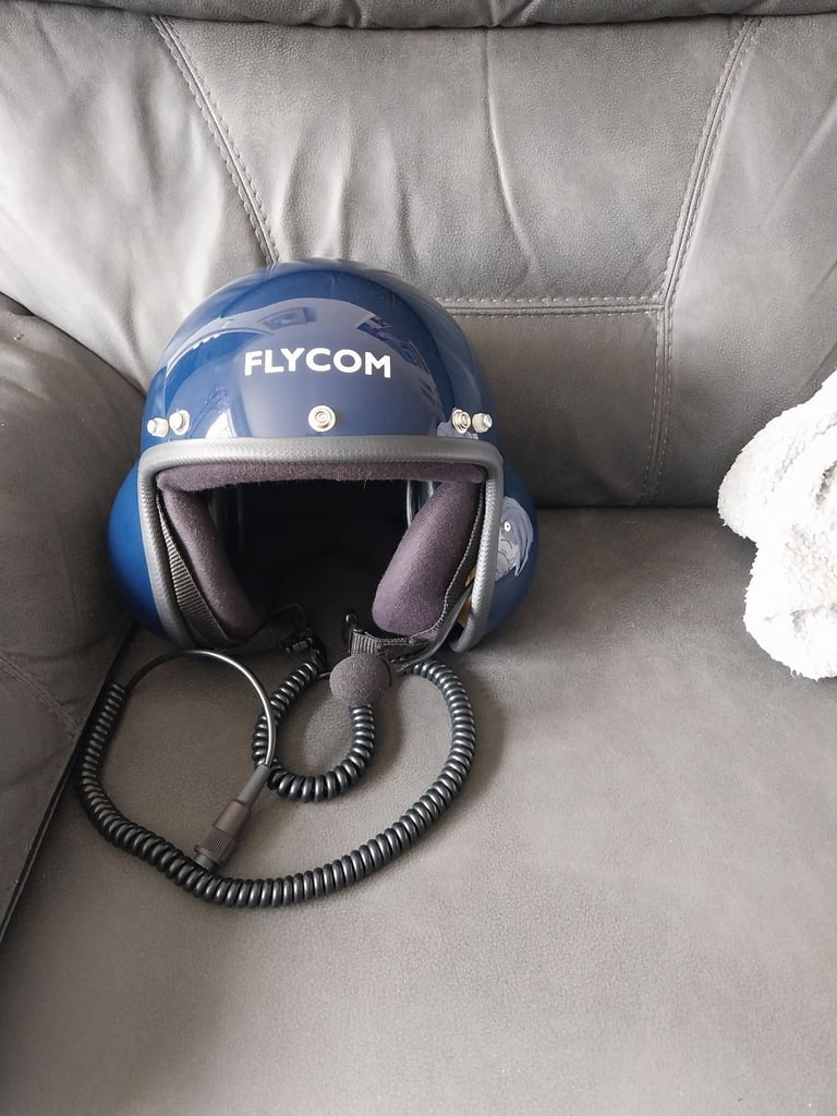 image for Flycom flying helmet blue