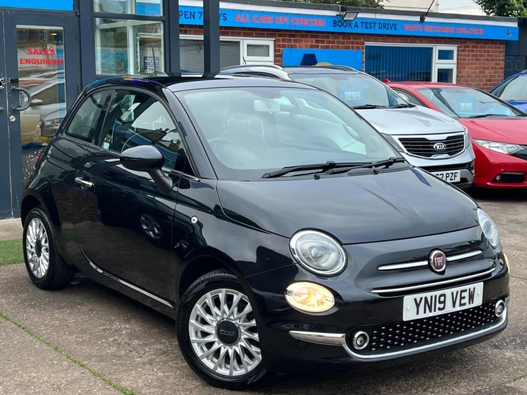 2019 Fiat 500 1.2 Lounge Hatchback 3dr Petrol Manual Euro 6 (s/s) (69 bhp) HATCHBACK Petrol Manual