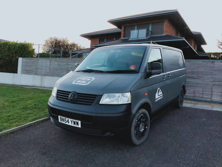 image for SURF/SKI/SKATE VW T5 TRANSPORTER CAMPERVAN - Custom Glastonbury Pop-up Motel