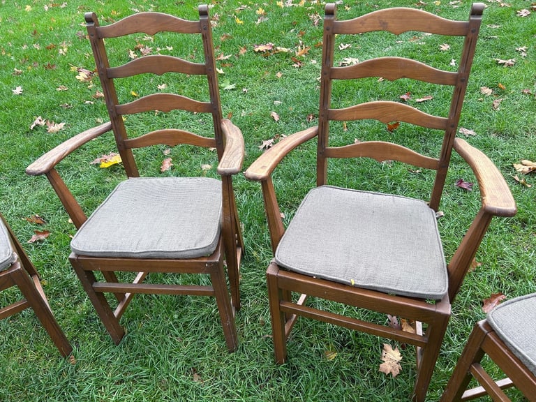 6 Ercol chairs. 