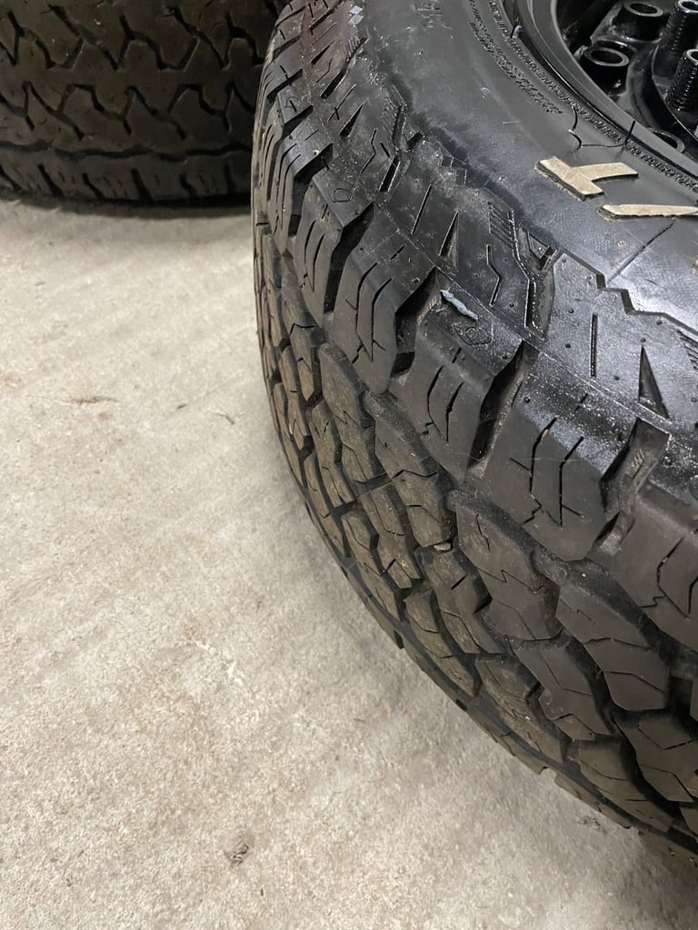 16" Ford Transit Custom Black Rhino Arsenal Alloy Wheels and Tyres