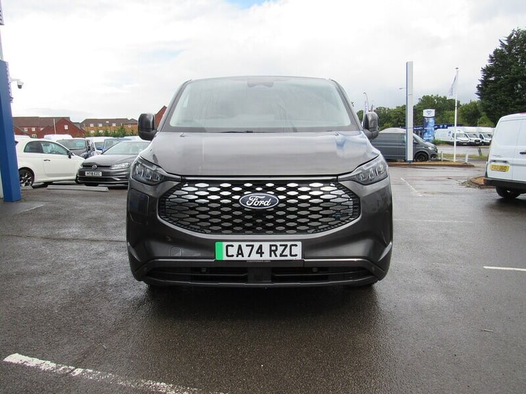 2024 Ford E-Transit 320 Limited LWB L2 GREY AUTOMATIC VAN WITH SAT NAV REAR CAMERA TWIN SIDE DO P...