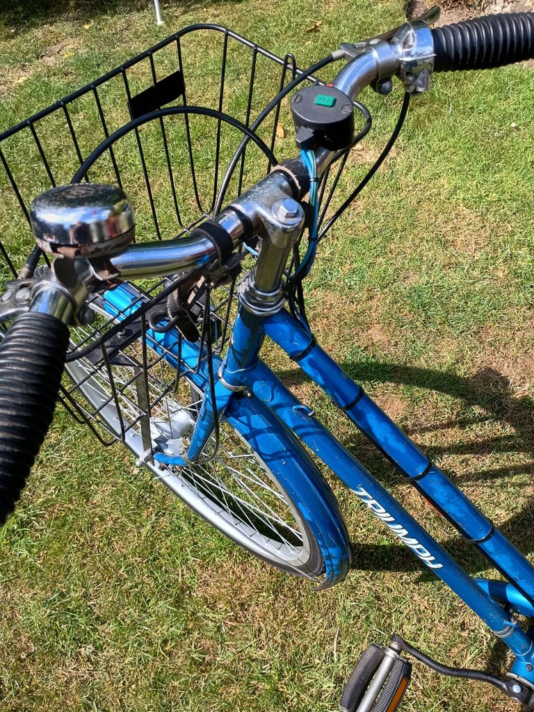 1977 Triumph Roadmaster cyclemotor.