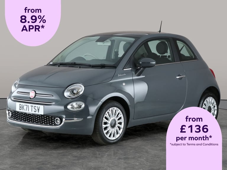 image for 2021 Fiat 500 1.0 MHEV Dolcevita Hatchback 3dr Petrol Manual Euro 6 (s/s) (70 bhp) - AIR  Hatchba...