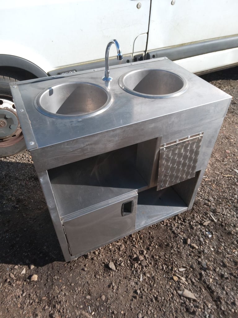 Catering equipment commercial stainless Steel sinks restaurant kitchen trailer items 