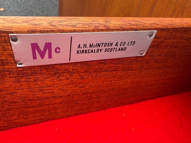 McIntosh Teak Sideboard Mid Century Vintage 1960s  Retro Possible Delivery 