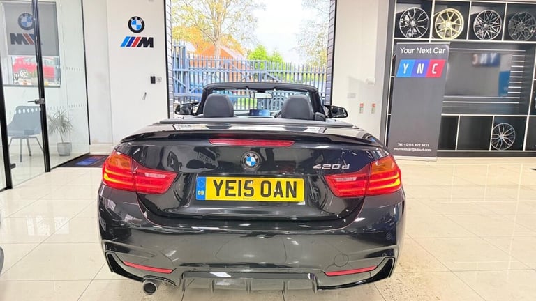 2015 BMW 4 Series 420d M Sport 2dr CONVERTIBLE DIESEL Manual