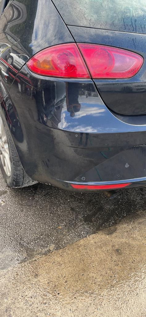 Mk2 Seat Leon back rear bumper black 