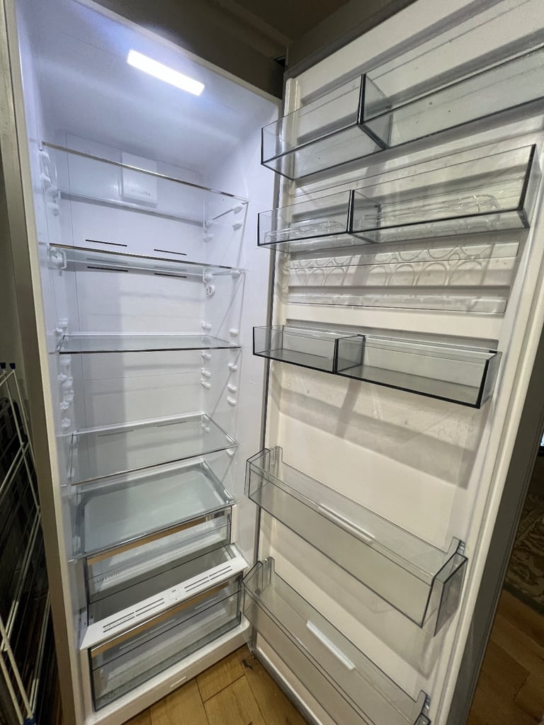 AEG tall digital upright fridge double 