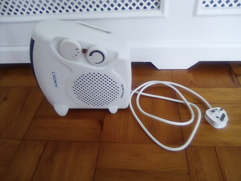 Portable electric fan heater. Posted in Fire & surrounds.
