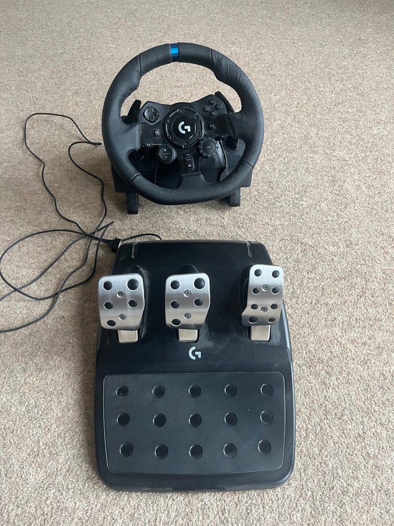 image for Logitech G923 Steering Wheel and Pedals