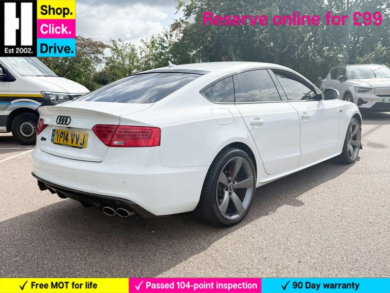 2014 Audi S5 3.0 TFSI V6 Black Edition Sportback S Tronic quattro Euro 5 (s/s) 5dr HATCHBACK Petr...