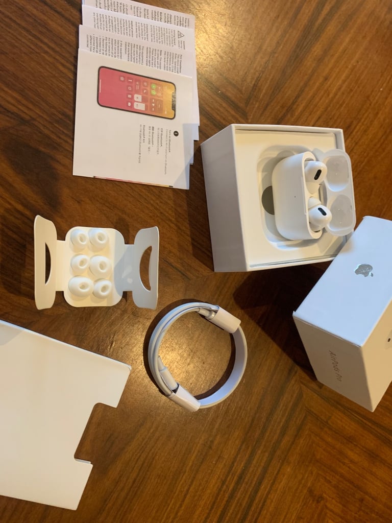 image for AirPod pros gen twos with MagSafe case and noise cancellation 